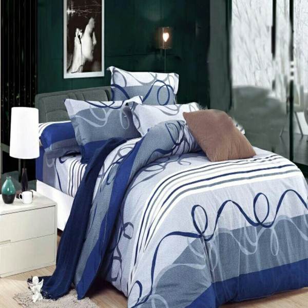 Bộ chăn ga gối bọc Cotton Lụa Drap24  HQF11