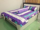 [HCM]Bộ chăn ra gối Ngọc Hân Ngọc Hân VTL14 (Tím)