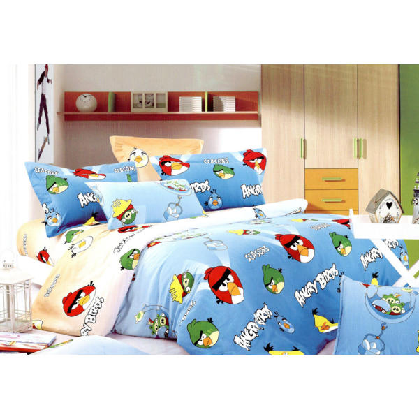 Bộ chăn ra gối trẻ em Angrybird 1,2x1,9m