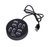 Bộ chia Hub USB 8 cổng (Đen)