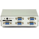 Bộ chia màn hinh VGA splitter 1 ra 4 (Xám)