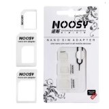 Bộ chuyển đổi Micro và nano sim thành sim thường 3 in 1 (Trắng)