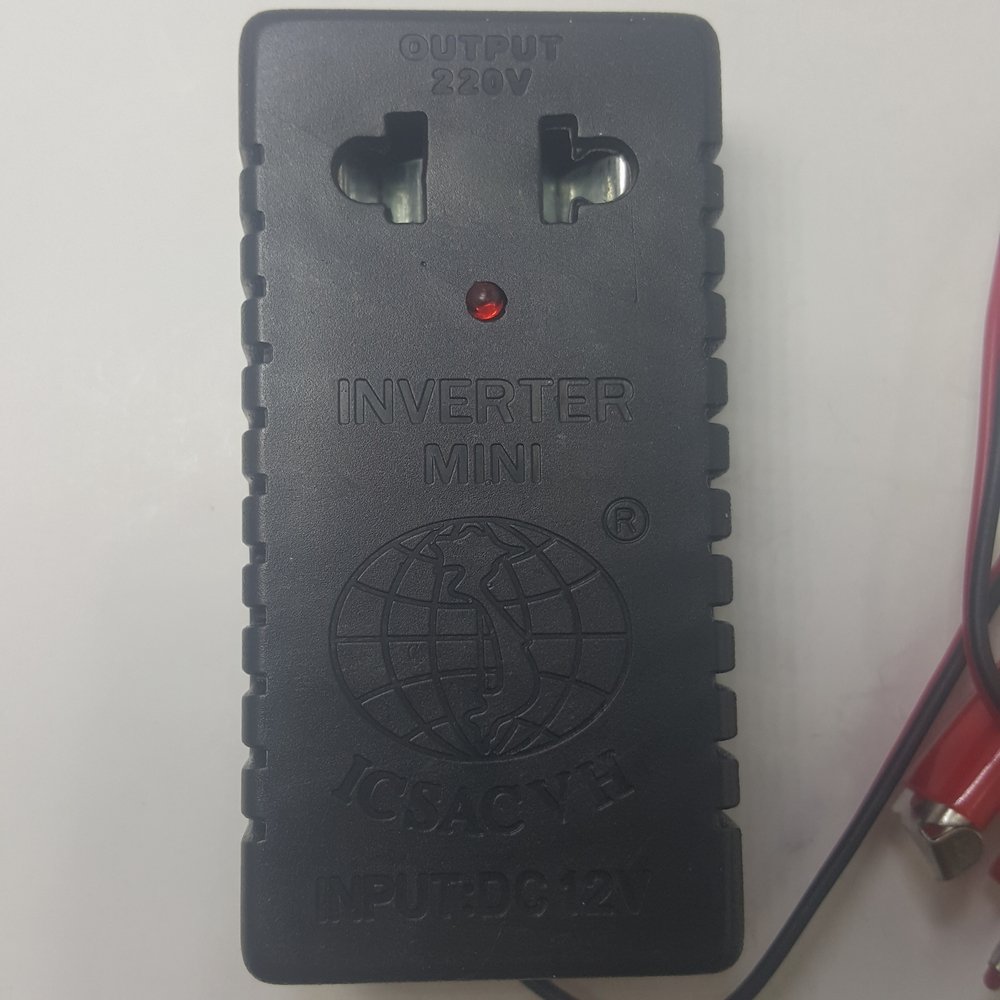 [HCM]Bộ đảo điện 12v ra 220v công suất 20w (Đen)