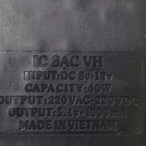 [HCM]Bộ đảo điện 12v ra 220v công suất 40w