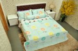 Bộ drap phủ lụa cotton P24-9 (Họa tiết hoa cúc)