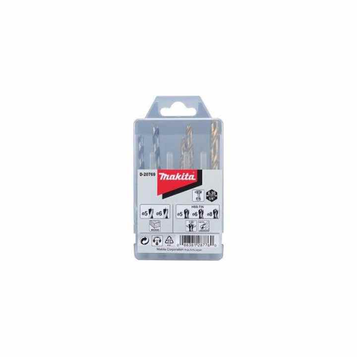 Bộ mũi khoan 5 mũi Makita D-30106 (Đen)