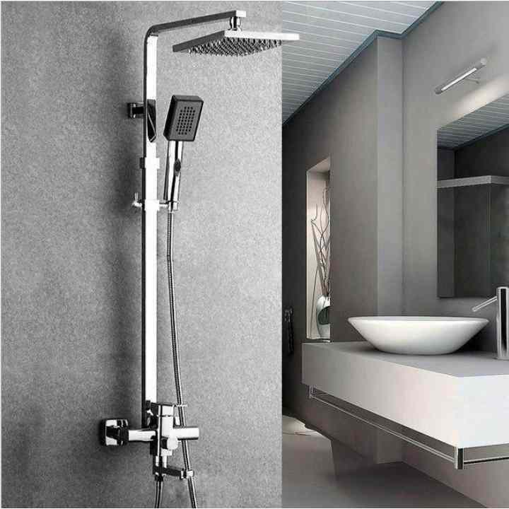 Bộ vòi sen tắm cây nóng lạnh chất liệu inox 304 cao cấp ALCC