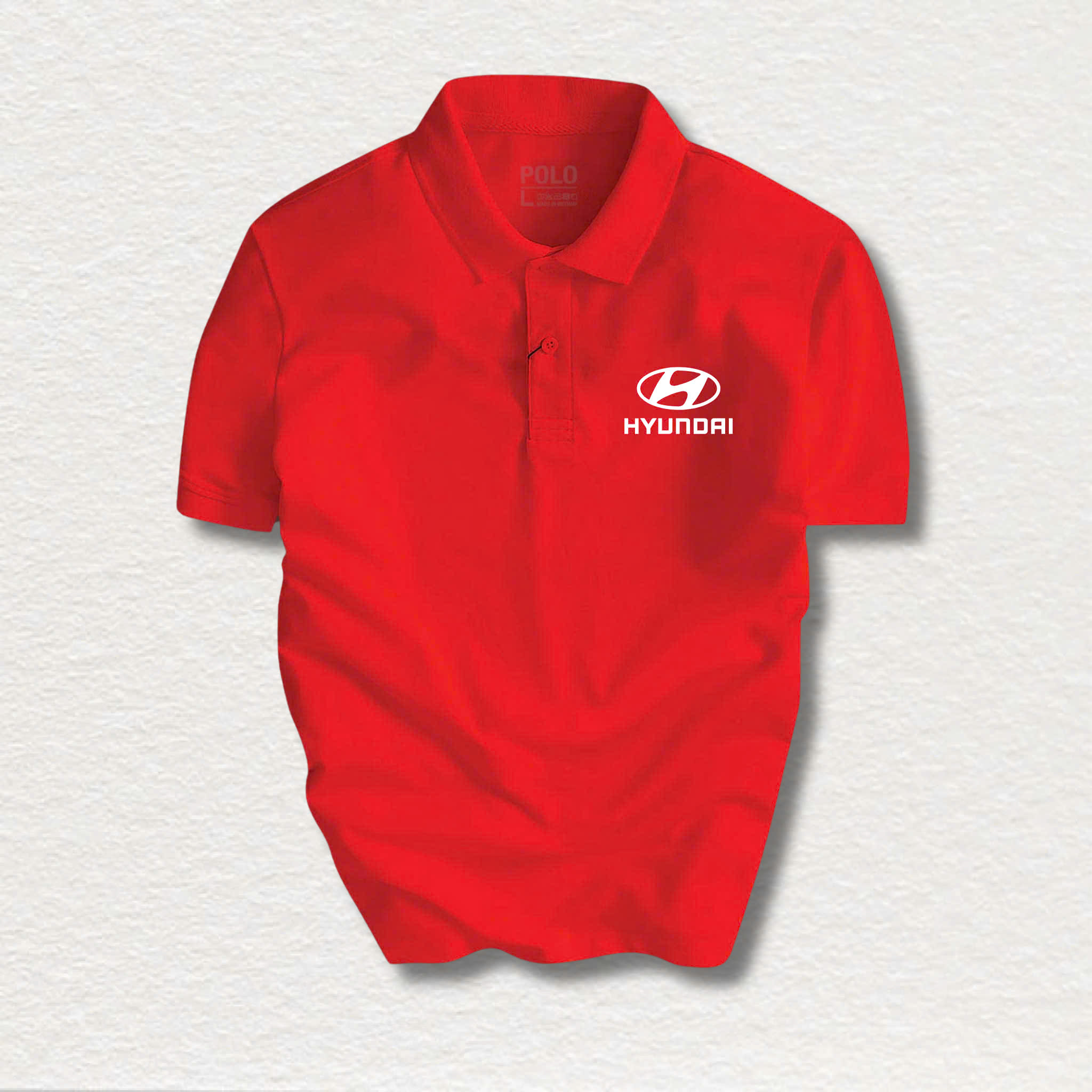 Áo Polo Hyundai Cao Cấp Form nam nữ, Vải Cá Sấu Thái Không Xù Lông, Mềm Mịn, Thoáng Mát