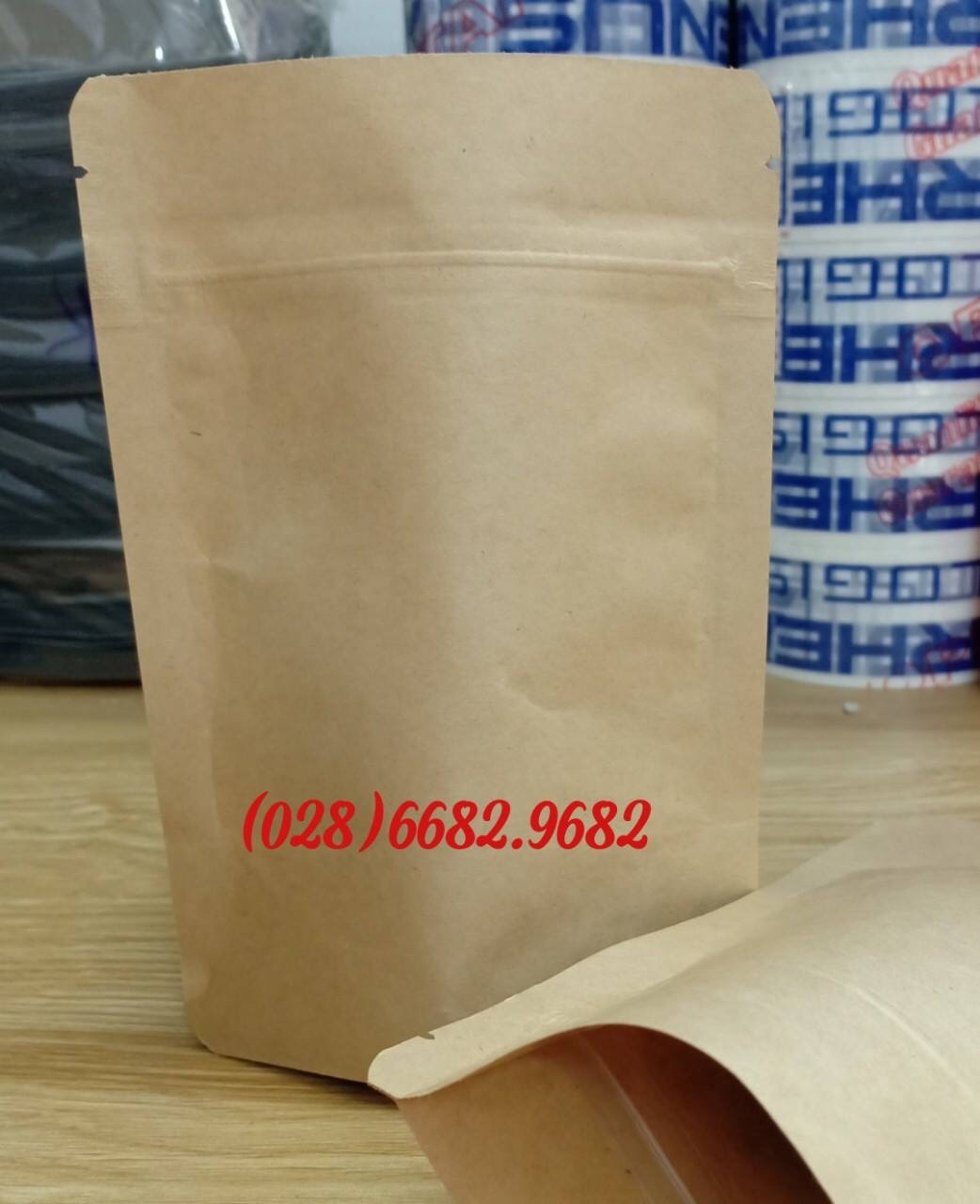 1 kg túi zip giấy bao bì thực phẩm khô