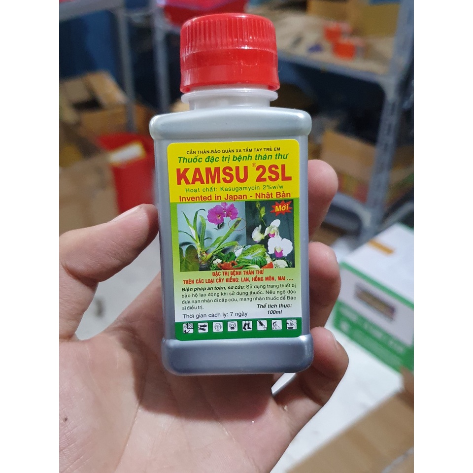 Thuốc trừ bệnh cây kamsu 2sl chai 100ml đặc trị thán thư