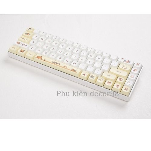 Keycap Corgi profile XDA nhựa PBT
