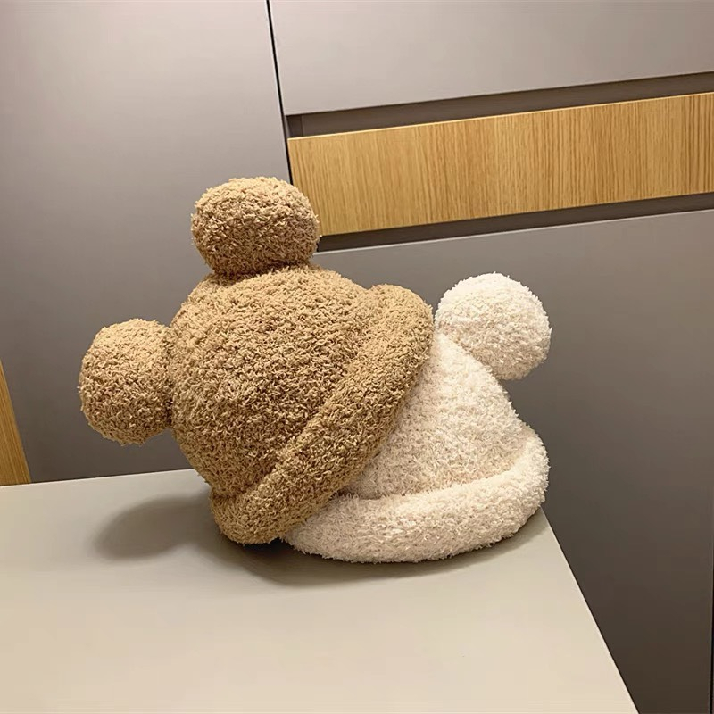 Mũ len lông cừu tai MICKEY cho bé yêu