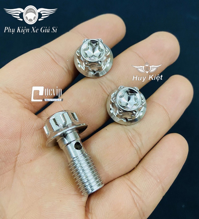 Ốc Xỏ Dây Dầu Inox Gắn Mọi Loại Xe MS4214