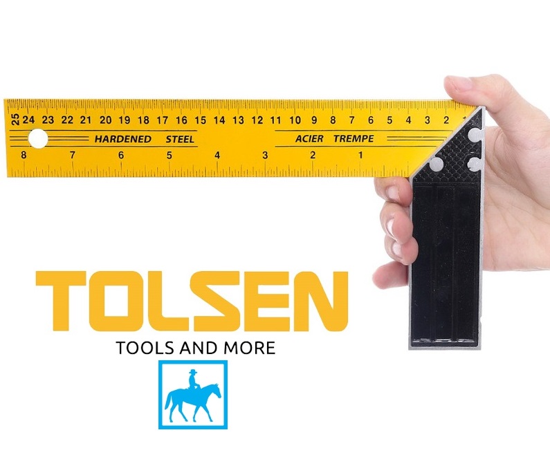 Tolsen Wadfow 35080 250mm 10Inch Square Angle Ruler