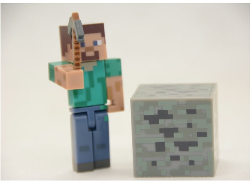 [ Chính hãng] Mô hình nhân vật Steve đào than Minecraft đồ chơi