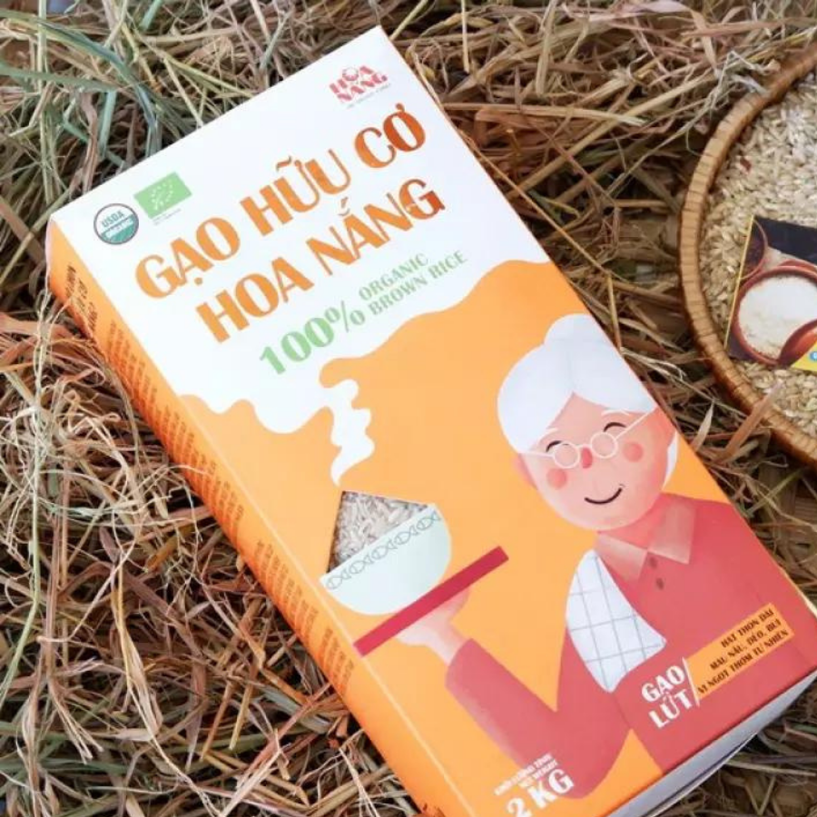 [GẠO HỮU CƠ] Gạo lứt hữu cơ hoa nắng 2kg
