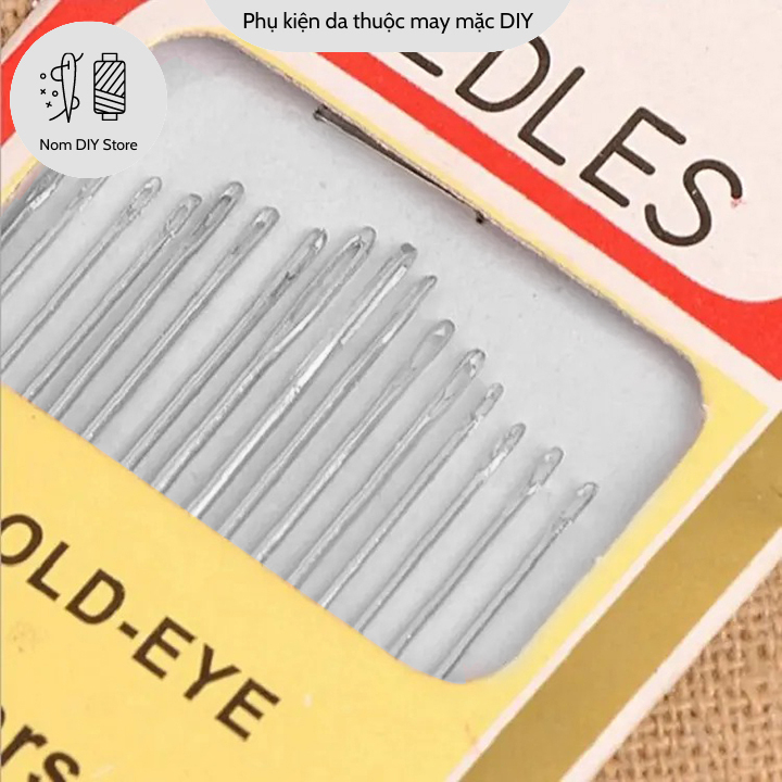 Set 16 Kim May Khâu Thêu Vá Đui Vàng Dụng Cụ May Vá Thuê Thủ Công Handmade DIY