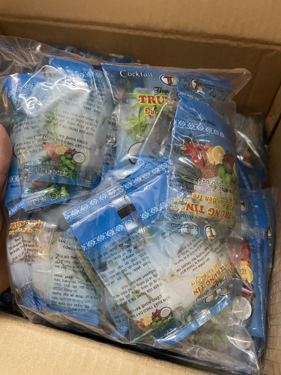 Thạch Dừa Bịch 20 Gói 35g