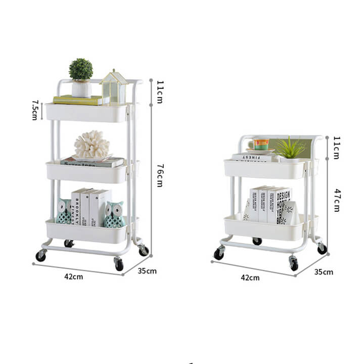 Kệ Để Đồ Đa Năng Có Bánh Xe K02