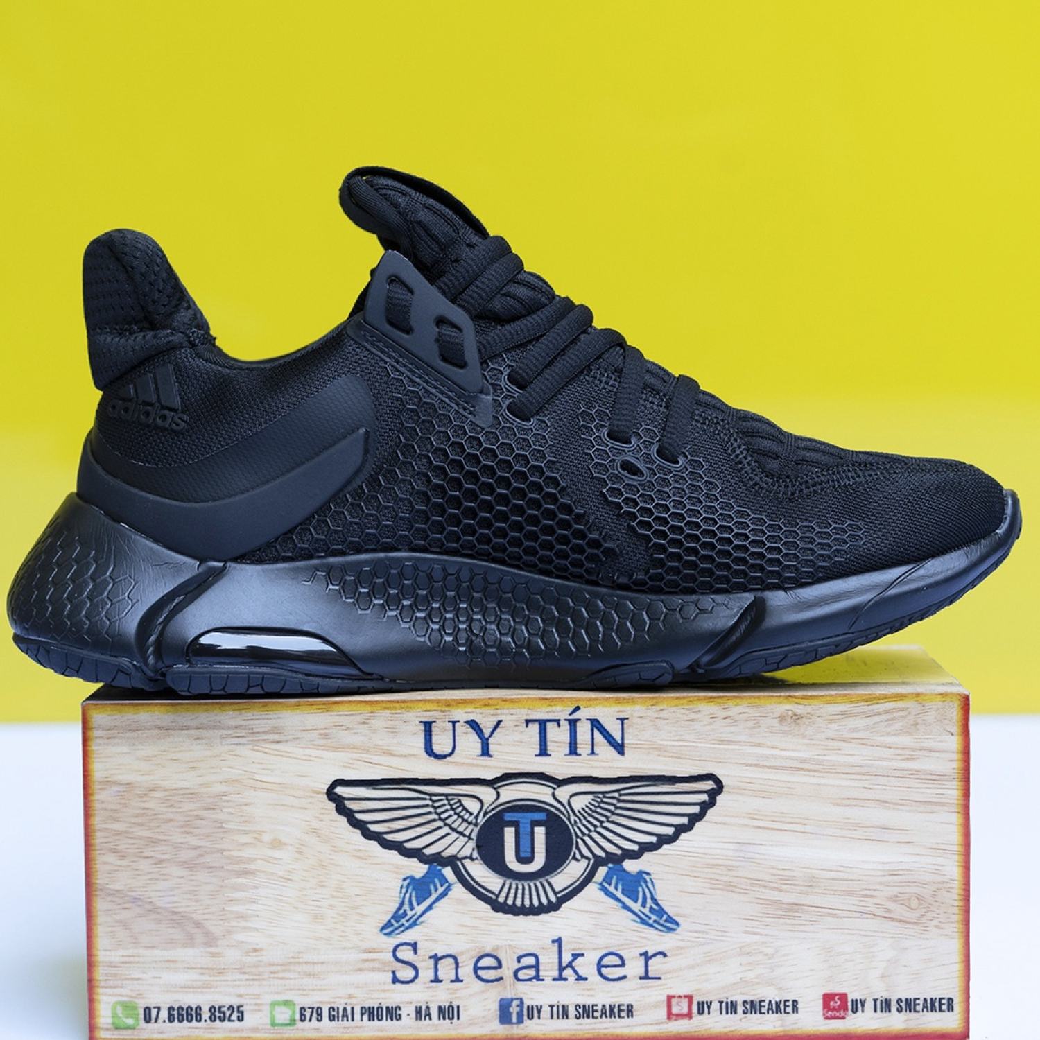 Giày AlphaBounce 2020 Đen Full Nam Best Quality Cao Cấp Rẻ ƞhất [ Sướng Sneaker ]