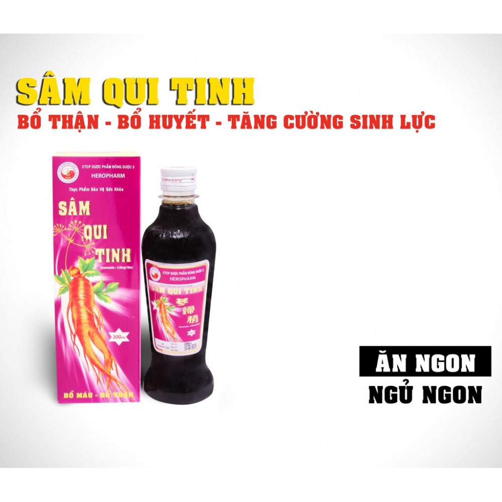 SÂM QUI TINH - HỖ TRỢ TĂNG CƯỜNG SỨC KHỎE (300ml/chai)