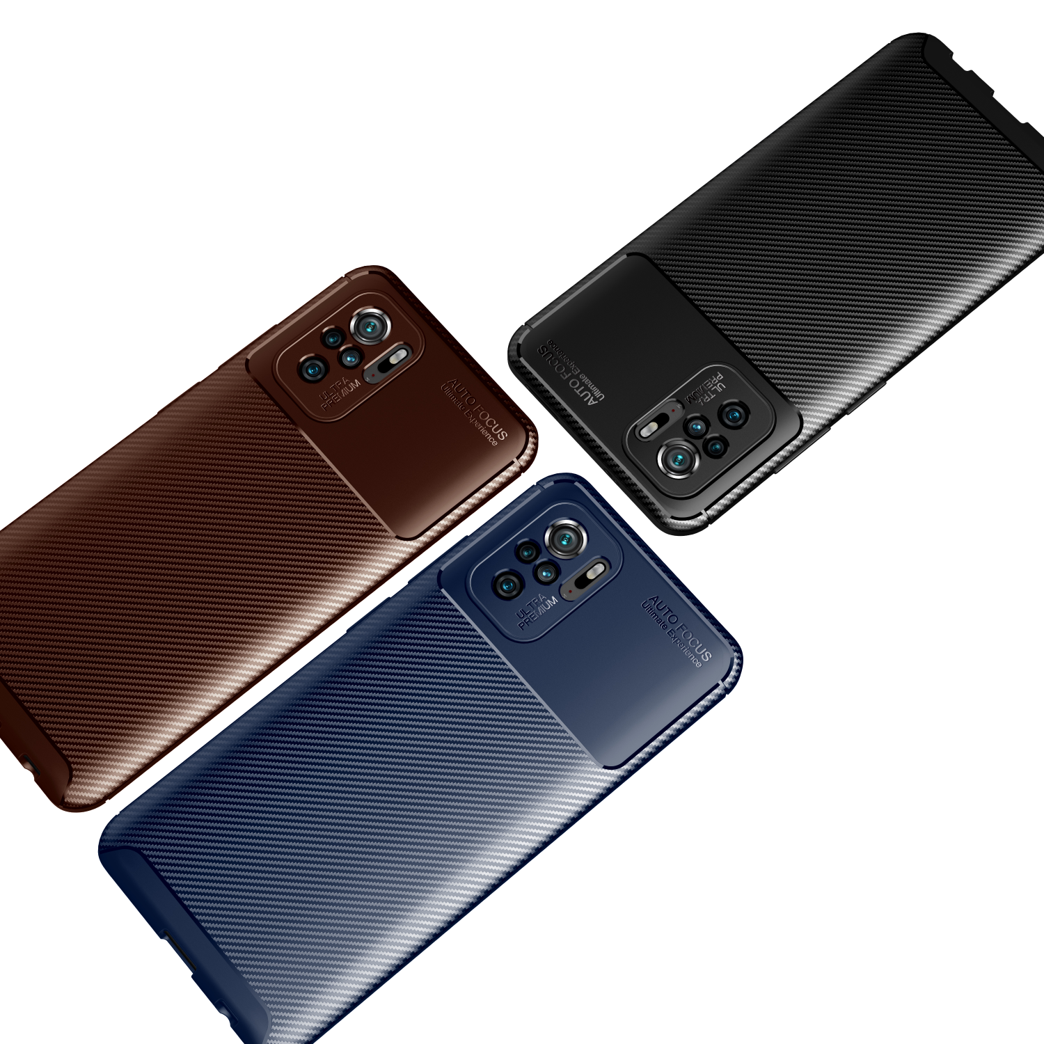 Ốp lưng Xiaomi Redmi Note 10 / Note 10s chống sốc vân rằn ri hiệu Auto Focus cao cấp