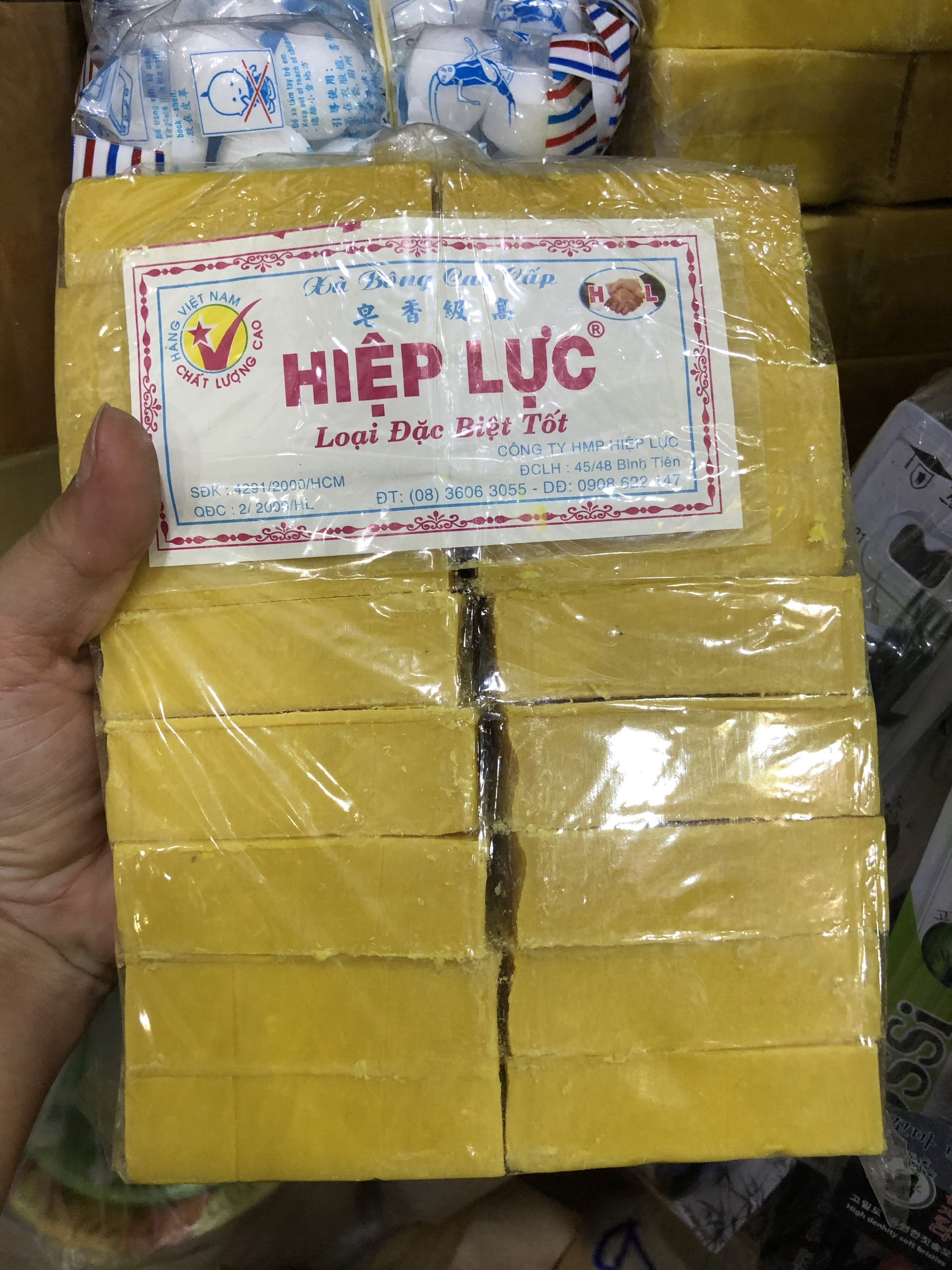 Xà bông đá, xà bông cục cắt sẵn