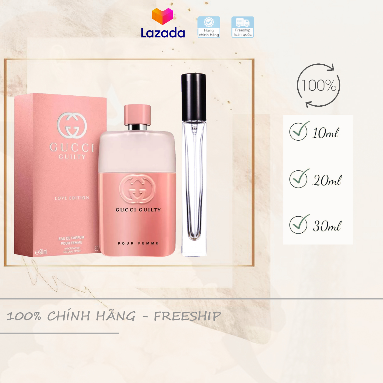 [Chiết 10-20-30ml]  Guilty Love Edition Pour Femme