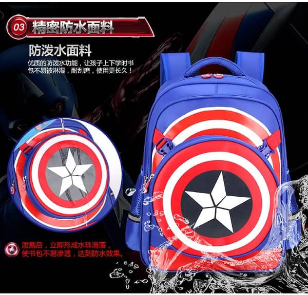 Combo ba lô Captain America cho bé trai