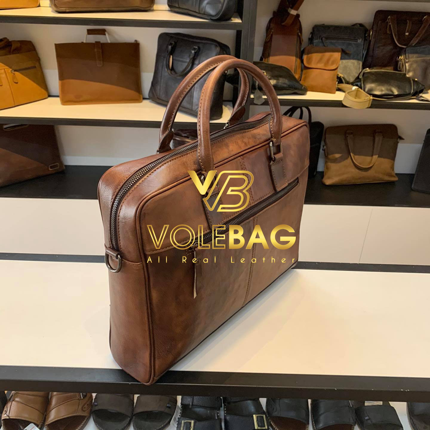 CẶP SÁCH DA VOLEBAG -C20T