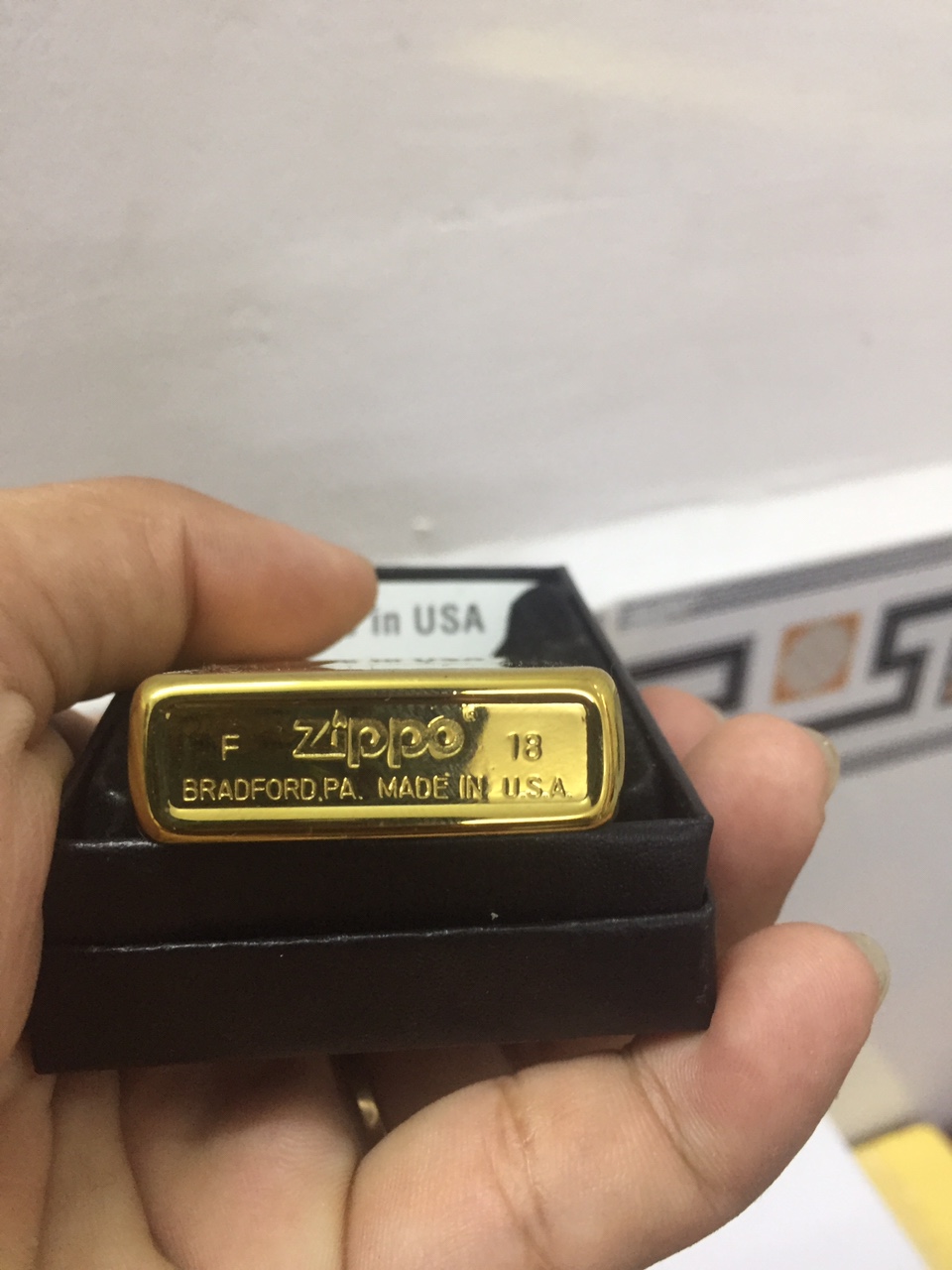 [HCM]Zippo Khắc Laze Logo CSCĐ Vàng