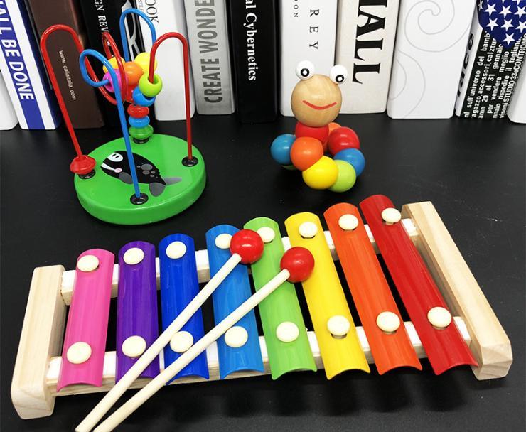 Đàn gỗ 8 quãng, đàn gỗ nhiều màu, đàn xylophone