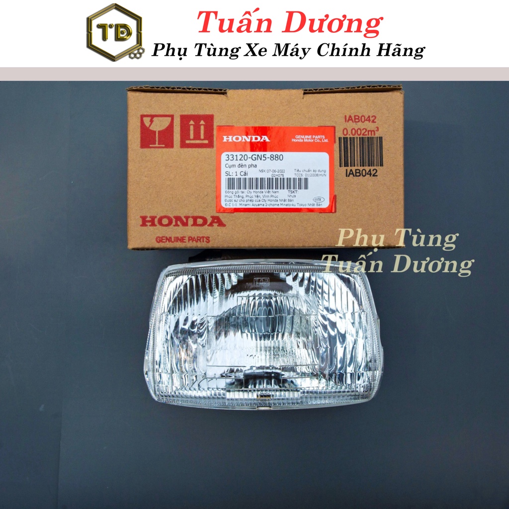 Pha đèn xe lắp dream thái và dream việt - chóa đèn pha lắp cho cả super dream và dream thái các đời