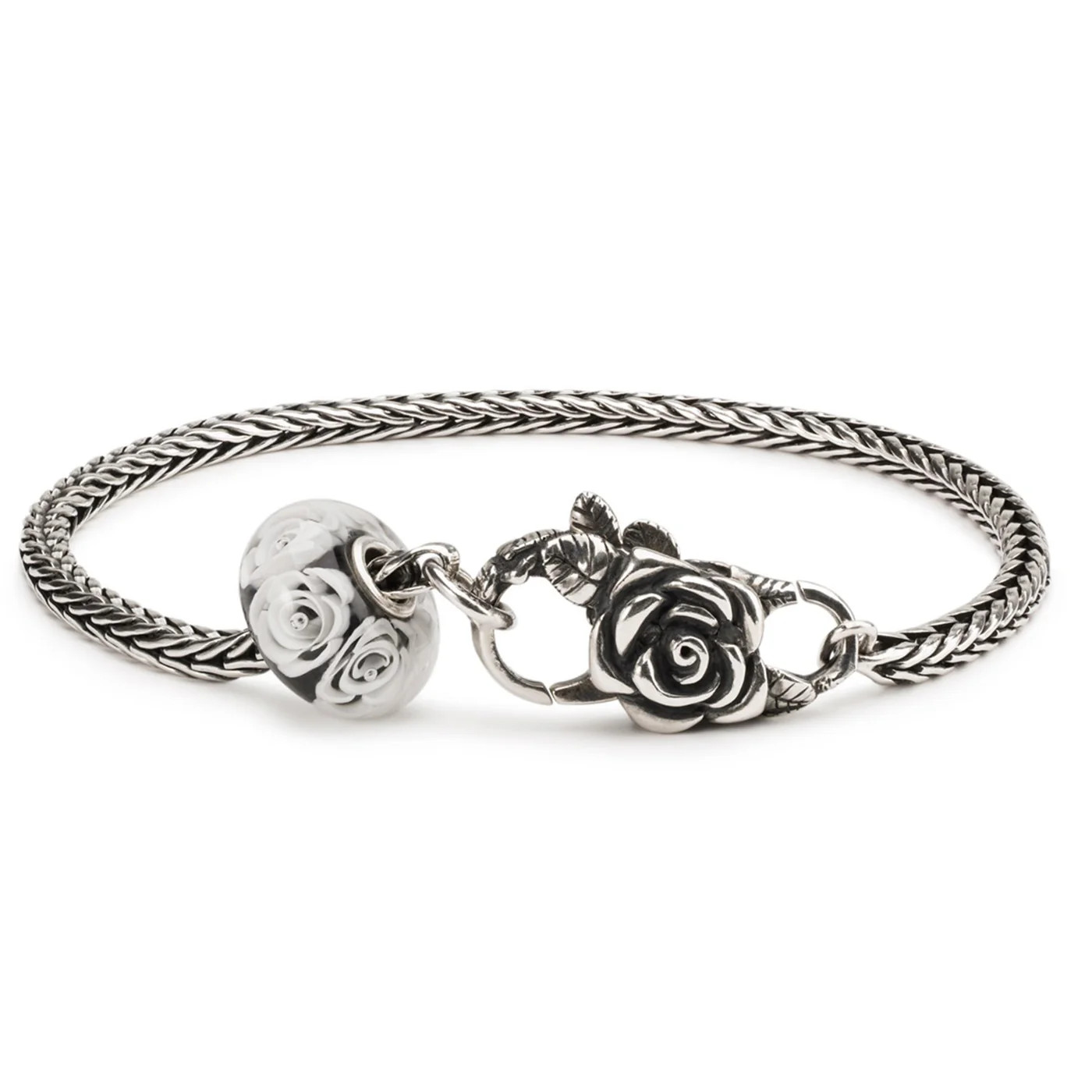 Trollbeads Khóa bạc cao cấp Rose Clasp