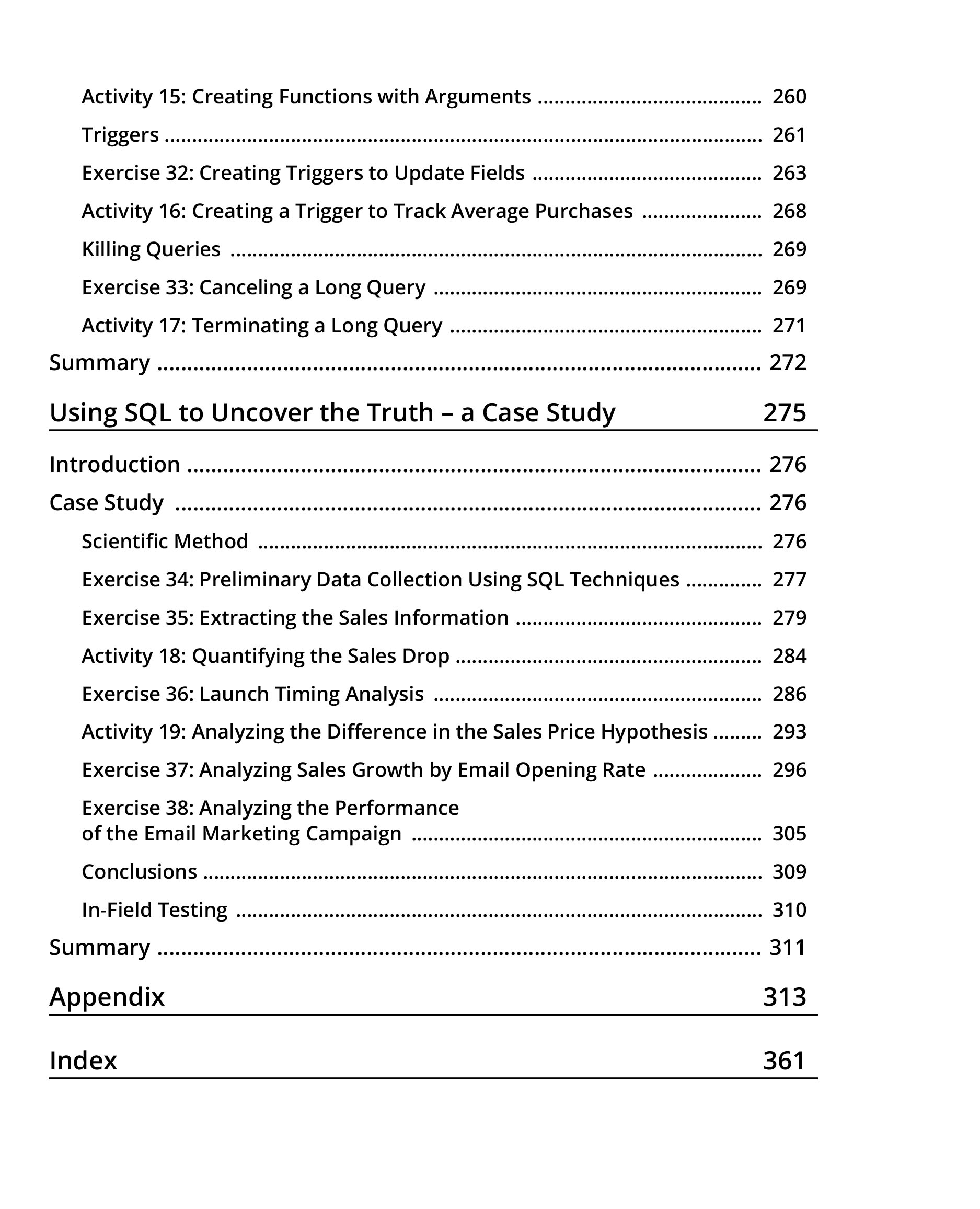 SQL for Data Analytics