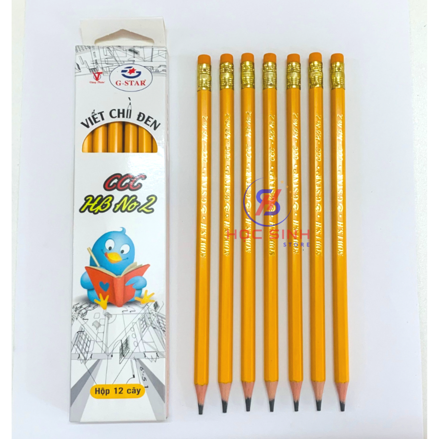 Hộp 12 cây bút chì dẻo ccc gstar