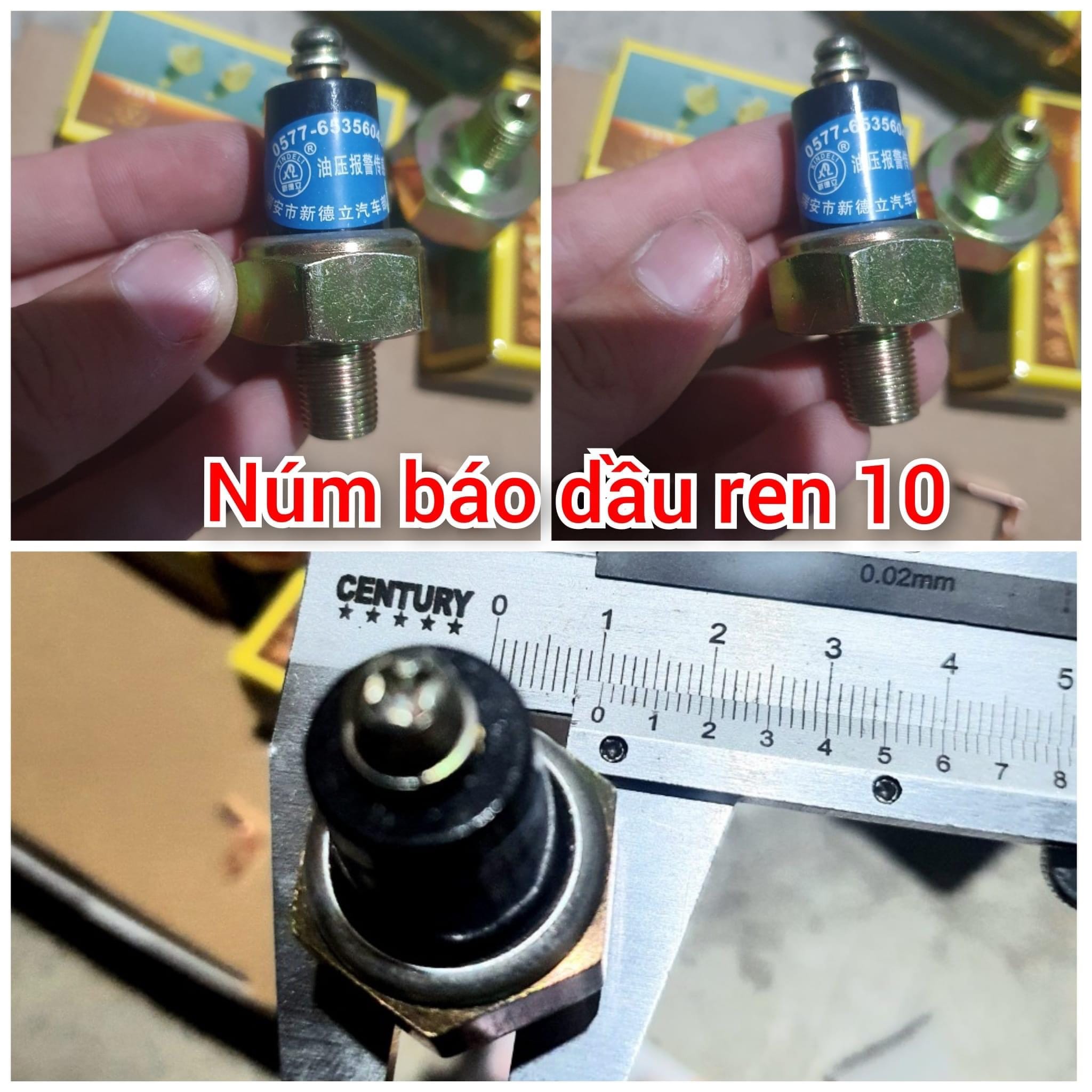 Núm Báo Dầu Xe Tàu phi 10, phi 12