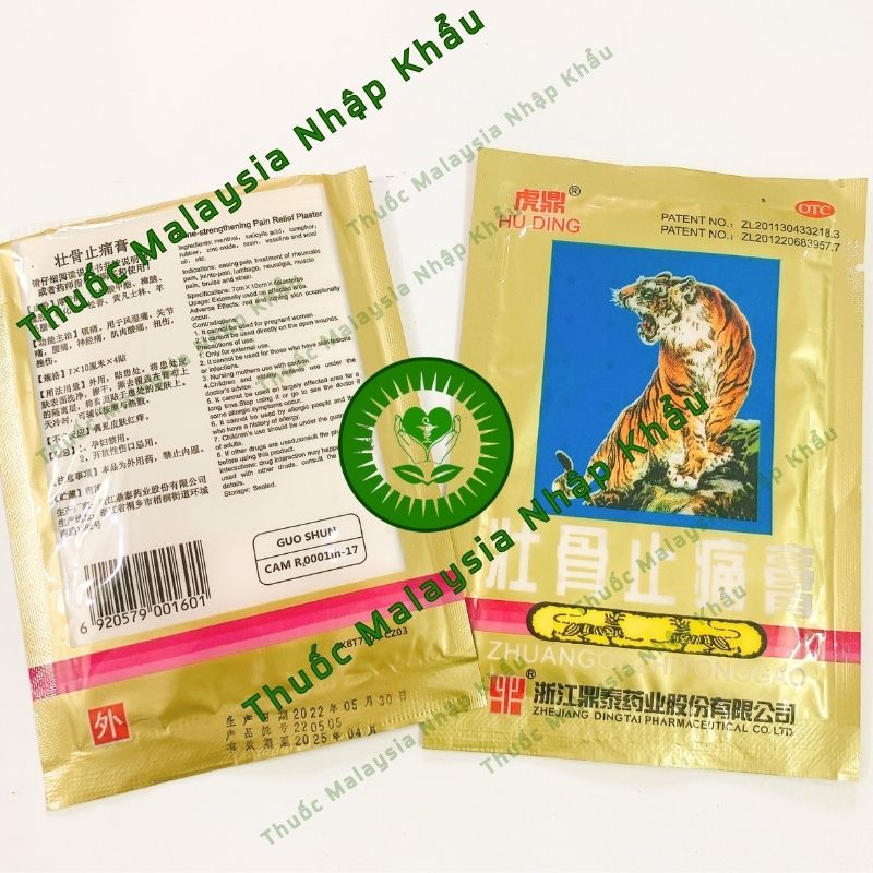 Cao dán con cọp - giảm đau nhức mỏi