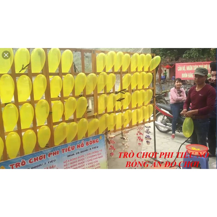 bóng bay phi tiêu (3kg - 2400 quả)