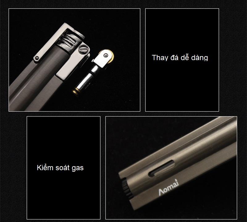 Bật Lửa Gas Khò Cao Cấp AOMAI 7101 ( 5 màu tùy chọn )
