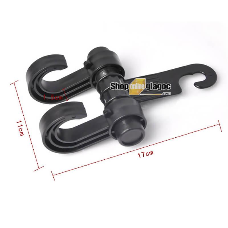 [HCM]Móc Treo Đồ Đôi Sau Ghế Ô Tô