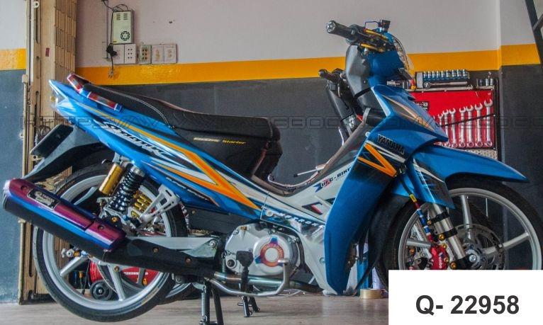 [ QUÍ KHÁCH VUI LÒNG MANG TEM RA TIỆM CHO THỢ DÁN] TEM RỜI sirius dán xe xanh gp 2