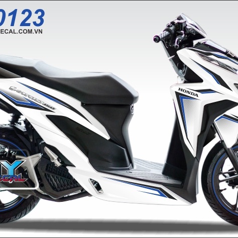 Tem rời Vario 150 dán xe trắng
