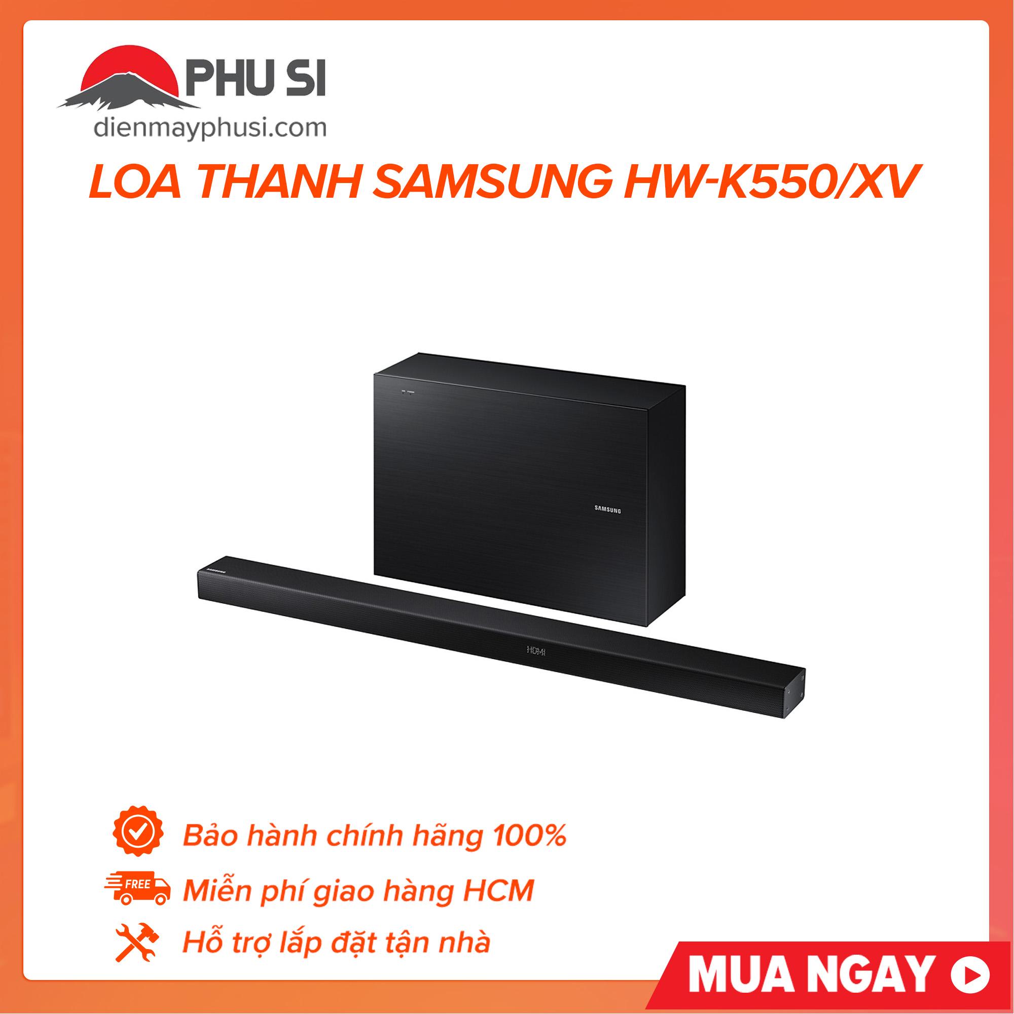 [Trả góp 0%]Loa Thanh Samsung HW-K550/XV