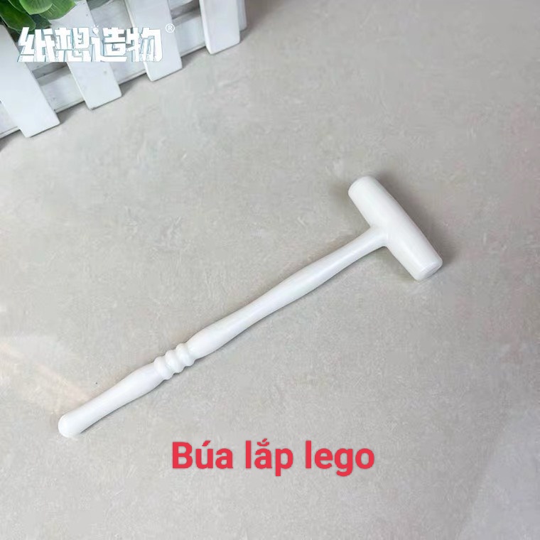 Búa hỗ trợ lắp mô hình le go size 15 cm