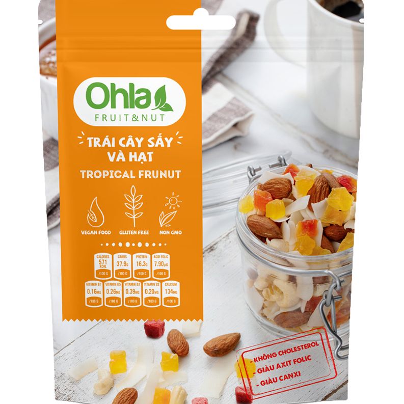 Trái Cây sấy & Hạt Tropical Frunut - 100g