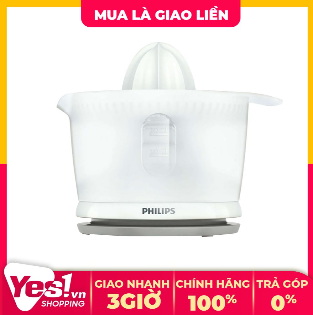 Máy vắt cam philips 25w hr2738 - bảo hành chính hãng - voucher 10% tối đa 400k