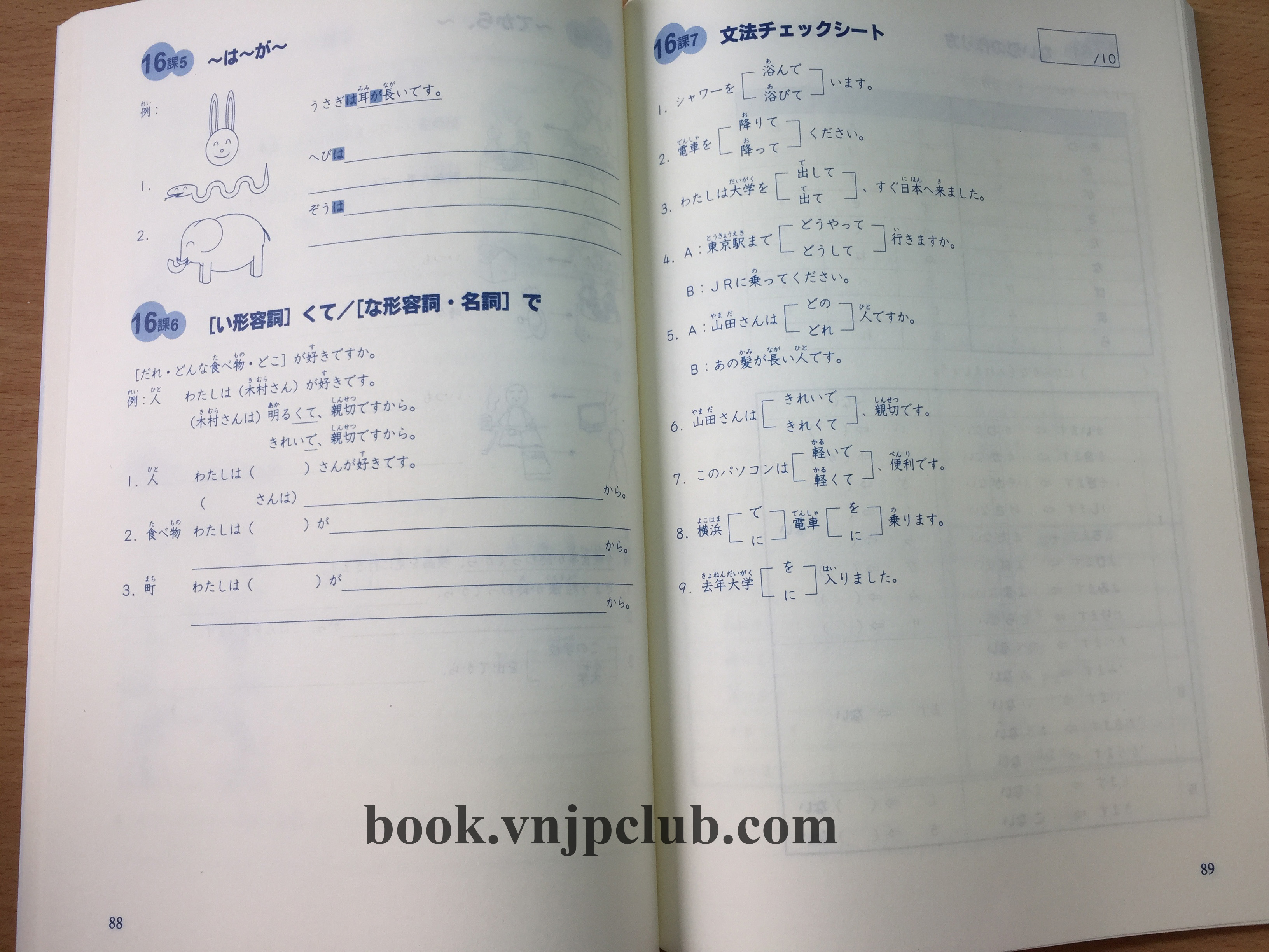 Minna no Nihongo Sơ cấp 1 – Luyện tập mẫu câu