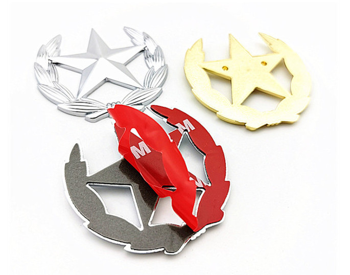 Miếng dán 3d ngôi sao bằng kim loại
