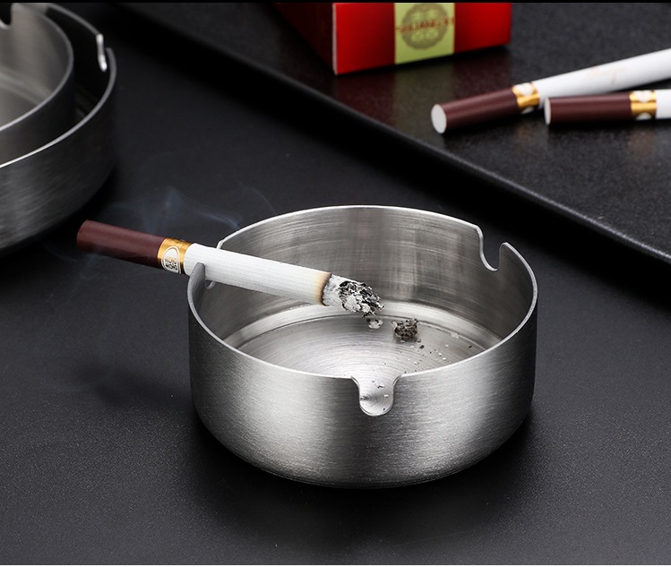 8cm Gạt tàn thuốc -Gạt tàn thuốc lá inox